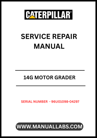 Unlock the full potential of your CAT 14G Motor Grader with our comprehensive Service Repair Manual, specifically designed for serial numbers 96U01098-04297. This manual is an essential resource for anyone looking to maintain, troubleshoot, and repair their grader powered by the reliable 3306 engine.