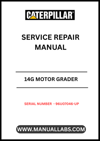 Unlock the full potential of your CAT 14G Motor Grader with our comprehensive Service Repair Manual, specifically designed for models with serial number 96U07046 and powered by the robust 3306 engine. This manual is an essential resource for both seasoned professionals and DIY enthusiasts, providing detailed instructions and insights to keep your equipment running smoothly.