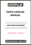 Enhance your maintenance and repair capabilities with the CAT 160H Motor Grader Parts Catalog Manual, specifically designed for serial numbers 9EJ00001 and up. This comprehensive manual provides detailed diagrams and part numbers, ensuring you can easily identify and order the correct components for your grader powered by the reliable 3306 engine.