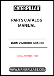 Discover the essential CAT 160M 2 Motor Grader Parts Catalog Manual, specifically designed for serial number M9K. This comprehensive manual is your go-to resource for identifying and sourcing the right parts for your motor grader, ensuring optimal performance and longevity of your equipment.