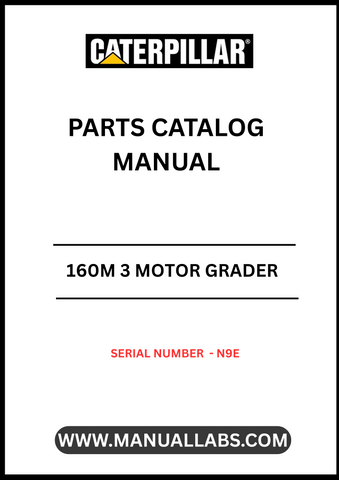 Enhance your maintenance and repair capabilities with the CAT 160M 3 Motor Grader Parts Catalog Manual, specifically designed for serial number N9E. This comprehensive manual provides detailed diagrams and part numbers, ensuring you can easily identify and source the right components for your grader.