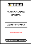 Discover the essential CAT 160 Motor Grader Parts Catalog Manual, specifically designed for serial number EB6. This comprehensive manual serves as your go-to resource for identifying and sourcing the right parts for your motor grader, ensuring optimal performance and longevity of your equipment.