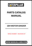 Enhance your maintenance and repair capabilities with the CAT 16H Motor Grader Parts Catalog Manual, specifically designed for models with serial number 93U00001 and above, powered by the robust 3406 engine. This comprehensive manual serves as an essential resource for identifying and sourcing the right parts for your grader, ensuring optimal performance and longevity.
