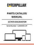 Discover the CAT 1C7473 Excavator Parts Catalog Manual, designed specifically for serial numbers 1JS00001 and up. This comprehensive manual is an essential resource for anyone looking to maintain or repair their CAT excavator, ensuring you have access to the most accurate and detailed information available.
