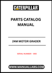 Discover the essential CAT 24M Motor Grader Parts Catalog Manual, specifically designed for serial number B93. This comprehensive manual is your go-to resource for identifying and sourcing the right parts for your motor grader, ensuring optimal performance and longevity of your equipment.
