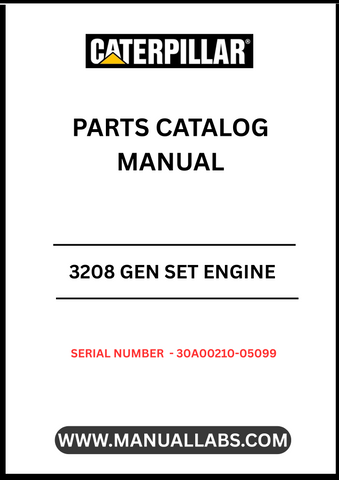 Discover the essential CAT 3208 Gen Set Engine Parts Catalog Manual, specifically designed for serial numbers 30A00210-05099. This comprehensive manual serves as a vital resource for anyone looking to maintain or repair their CAT 3208 engine, ensuring optimal performance and longevity.