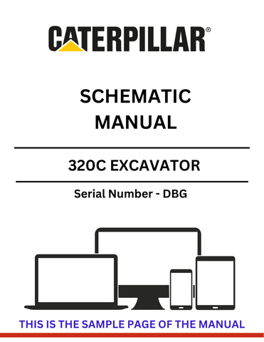 Discover the essential CAT 320C Excavator Schematic Manual, designed specifically for serial number DBG. This comprehensive guide provides detailed schematics and diagrams, ensuring you have the precise information needed for maintenance and repairs.