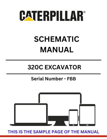 Discover the essential CAT 320C Excavator Schematic Manual, specifically designed for serial number FBB. This comprehensive guide provides detailed schematics and diagrams, ensuring you have the precise information needed for effective maintenance and repairs.