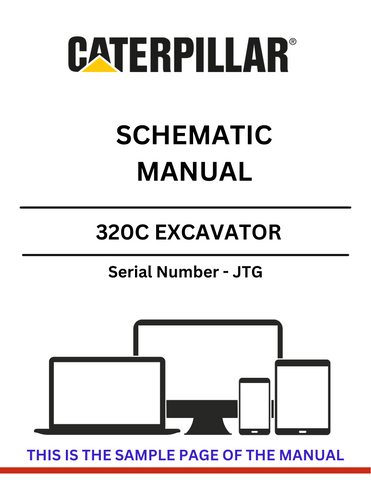 Discover the essential CAT 320C Excavator Schematic Manual, specifically designed for serial number JTG. This comprehensive guide provides detailed schematics and diagrams, ensuring you have the precise information needed for maintenance and repairs.