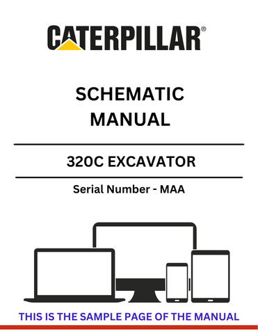 Discover the essential CAT 320C Excavator Schematic Manual, specifically designed for serial number MAAP. This comprehensive guide provides detailed schematics and diagrams, ensuring you have the necessary information at your fingertips for efficient maintenance and repairs.