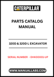 Discover the essential CAT 320D & 320D L Excavator Parts Catalog Manual, specifically designed for models with serial number DHK00001-UP and powered by the reliable 3066 engine. This comprehensive manual serves as your go-to resource for identifying and sourcing the right parts for your excavator, ensuring optimal performance and longevity.