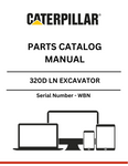 Discover the essential CAT 320D LN Excavator Parts Catalog Manual, specifically designed for serial number WBN. This comprehensive manual is your go-to resource for identifying and sourcing the right parts for your excavator, ensuring optimal performance and longevity.