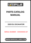 Discover the essential CAT 320 DL Excavator Parts Catalog Manual, designed specifically for serial numbers DHK00001 and up. This comprehensive manual is your go-to resource for identifying and sourcing the right parts for your excavator, ensuring optimal performance and longevity of your machinery.