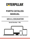  Enhance your maintenance and repair capabilities with the CAT 325-A L Excavator Parts Catalog Manual, specifically designed for serial number 9KL. This comprehensive manual provides detailed diagrams and part numbers, ensuring you have the right information at your fingertips to keep your excavator running smoothly.
