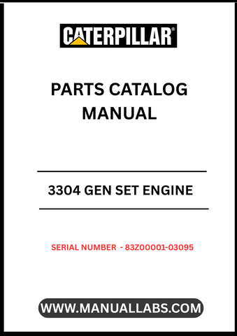 Enhance your maintenance and repair capabilities with the CAT 3304 Gen Set Engine Parts Catalog Manual, specifically designed for serial numbers 83Z00001-03095. This comprehensive manual serves as an essential resource for identifying and sourcing the right parts for your engine, ensuring optimal performance and longevity.