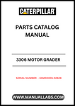 Discover the essential CAT 3306 Motor Grader Parts Catalog Manual, specifically designed for serial numbers 61M00001-02628. This comprehensive manual serves as your go-to resource for identifying and sourcing the right parts for your motor grader, ensuring optimal performance and longevity of your equipment.