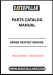 Discover the essential CAT 3406B Gen Set Engine Parts Catalog Manual, specifically designed for serial numbers 2WB00001-11475. This comprehensive manual serves as a vital resource for technicians and engineers, providing detailed information on parts, specifications, and maintenance procedures to ensure optimal performance of your engine.