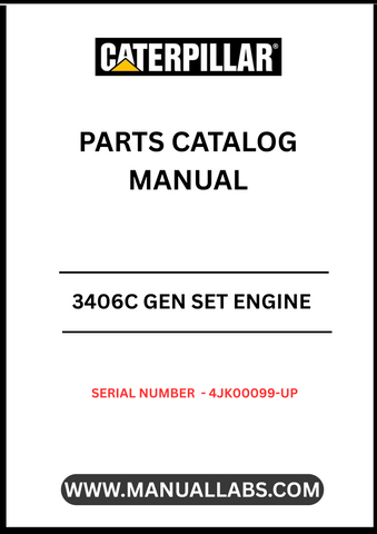 Discover the essential CAT 3406C Gen Set Engine Parts Catalog Manual, specifically designed for serial numbers 4JK00099 and up. This comprehensive manual serves as your go-to resource for identifying and sourcing the right parts for your engine, ensuring optimal performance and longevity.