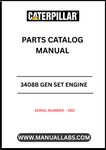Discover the essential CAT 3408B Gen Set Engine Parts Catalog Manual, designed specifically for serial number 2BG. This comprehensive manual serves as a vital resource for anyone looking to maintain or repair their CAT 3408B engine, ensuring optimal performance and longevity.