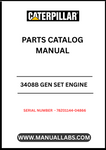 Discover the essential CAT 3408B Gen Set Engine Parts Catalog Manual, specifically designed for serial number 78Z01144-04866. This comprehensive manual serves as a vital resource for technicians and engineers, providing detailed information on parts, specifications, and maintenance procedures to ensure optimal performance of your engine.