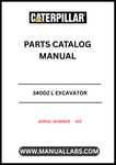 Discover the essential CAT 340D2 L Excavator Parts Catalog Manual, specifically designed for serial number JEE. This comprehensive manual serves as a vital resource for operators and technicians, providing detailed information on parts and components to ensure optimal performance and maintenance of your excavator.