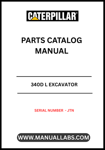 Discover the essential CAT 340D L Excavator Parts Catalog Manual, specifically designed for serial number JTN. This comprehensive guide is an invaluable resource for operators and technicians, providing detailed information on parts and components to ensure optimal performance and maintenance of your excavator.