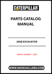 Discover the essential CAT 345B Excavator Parts Catalog Manual, specifically designed for serial number 2ZW. This comprehensive manual is your go-to resource for identifying and sourcing the right parts for your excavator, ensuring optimal performance and longevity of your machinery.