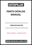 Enhance the performance and longevity of your CAT 345B Excavator with our comprehensive Parts Catalog Manual, specifically designed for serial numbers AKJ00334-00335. This essential resource provides detailed diagrams and specifications, ensuring you can easily identify and source the right parts for your machine.