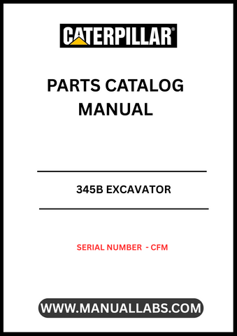 Discover the essential CAT 345B Excavator Parts Catalog Manual, specifically designed for serial number CFM. This comprehensive manual is your go-to resource for identifying and sourcing the right parts for your CAT 345B excavator, ensuring optimal performance and longevity of your machinery.