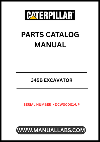 Discover the essential CAT 345B Excavator Parts Catalog Manual, specifically designed for models with serial number DCW00001 and powered by the robust 3176 engine. This comprehensive manual serves as your go-to resource for identifying and sourcing the right parts for your excavator, ensuring optimal performance and longevity.