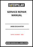 Unlock the full potential of your CAT 345B Excavator with our comprehensive Service Repair Manual, specifically designed for serial number 8KW. This manual is an essential resource for both seasoned professionals and DIY enthusiasts, providing detailed instructions and insights to keep your machine running smoothly.