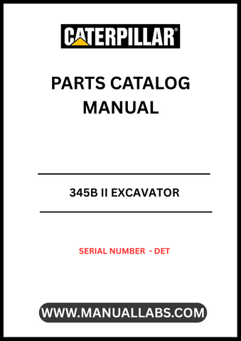 Discover the essential CAT 345B II Excavator Parts Catalog Manual, designed specifically for your machine's serial number. This comprehensive manual serves as a vital resource for identifying and sourcing the right parts, ensuring your excavator operates at peak performance.