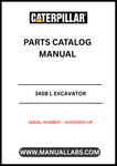 Discover the essential CAT 345B L Excavator Parts Catalog Manual, specifically designed for models with serial number AGS00001 and up, powered by the robust 3176C engine. This comprehensive manual is your go-to resource for identifying and sourcing the right parts for your excavator, ensuring optimal performance and longevity.