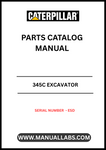 Discover the essential CAT 345C Excavator Parts Catalog Manual, specifically designed for serial number ESD. This comprehensive manual is your go-to resource for identifying and sourcing the right parts for your CAT 345C excavator, ensuring optimal performance and longevity of your machinery.