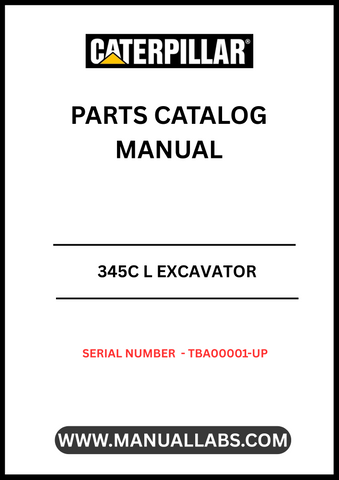 Discover the essential CAT 345C L Excavator Parts Catalog Manual, designed specifically for serial numbers TBA00001 and up. This comprehensive manual is your go-to resource for identifying and sourcing the right parts for your excavator, ensuring optimal performance and longevity of your machinery.