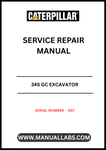 Discover the essential CAT 345 GC Excavator Service Repair Manual, specifically designed for serial number KEF. This comprehensive guide is your go-to resource for maintaining and repairing your excavator, ensuring optimal performance and longevity.