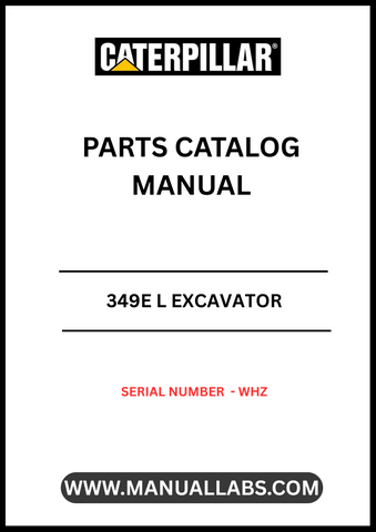 Discover the essential CAT 349E L Excavator Parts Catalog Manual, specifically designed for serial number WHZ. This comprehensive manual serves as a vital resource for operators and technicians, providing detailed information on parts and components to ensure optimal performance and maintenance of your excavator.