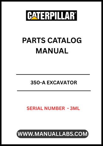 Discover the essential CAT 350-A Excavator Parts Catalog Manual, specifically designed for serial number 3ML. This comprehensive manual is your go-to resource for identifying and sourcing the right parts for your excavator, ensuring optimal performance and longevity of your machinery.
