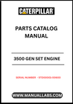  Discover the essential CAT 3500 Gen Set Engine Parts Catalog Manual, specifically designed for serial numbers 5TD00001-00600. This comprehensive manual serves as a vital resource for technicians and engineers, providing detailed information on parts, specifications, and maintenance procedures to ensure optimal performance of your engine.
