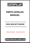 Discover the essential CAT 3500 Gen Set Engine Parts Catalog Manual, designed specifically for serial numbers 6AA00001-00574. This comprehensive manual is your go-to resource for identifying and sourcing the right parts for your CAT 3500 engine, ensuring optimal performance and longevity.