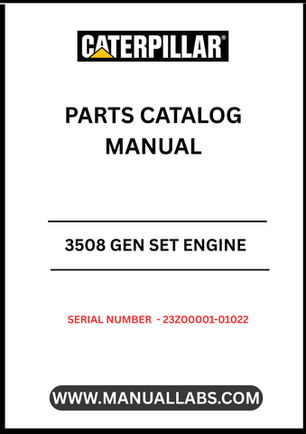 Enhance your maintenance and repair capabilities with the CAT 3508 Gen Set Engine Parts Catalog Manual, specifically designed for serial numbers 23Z00001-01022. This comprehensive manual serves as an essential resource for identifying and sourcing the right parts for your engine, ensuring optimal performance and longevity.