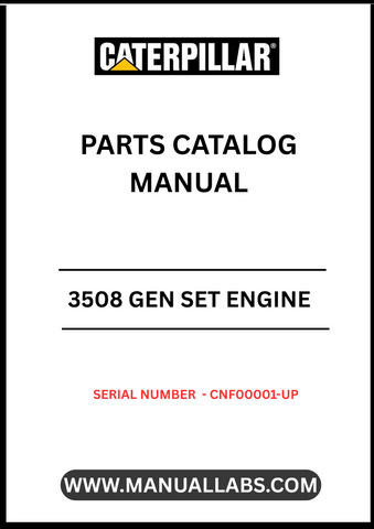 Discover the essential CAT 3508 Gen Set Engine Parts Catalog Manual, designed specifically for serial numbers CNF00001 and up. This comprehensive manual serves as a vital resource for technicians and engineers, providing detailed information on parts, specifications, and maintenance procedures to ensure optimal performance of your engine.