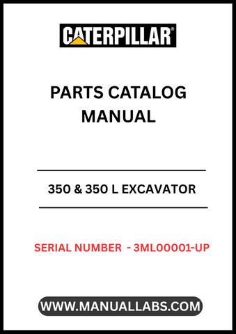 Discover the essential AT 350 & 350 L Excavator Parts Catalog Manual, designed specifically for models with serial numbers starting from 3ML00001 and powered by the robust 3306 engine. This comprehensive manual serves as your go-to resource for identifying and sourcing the right parts for your excavator, ensuring optimal performance and longevity.