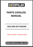 Discover the essential CAT 3512 Gen Set Engine Parts Catalog Manual, specifically designed for serial numbers 67Z00001-00534. This comprehensive manual serves as a vital resource for technicians and engineers, providing detailed information on parts, specifications, and maintenance procedures to ensure optimal performance of your engine.
