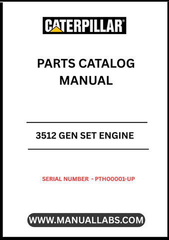 Discover the essential CAT 3512 Gen Set Engine Parts Catalog Manual, designed specifically for serial numbers PTH00001 and up. This comprehensive manual serves as a vital resource for technicians and engineers, providing detailed information on parts, specifications, and maintenance procedures to ensure optimal performance of your engine.