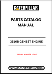 Discover the essential CAT 3516B Gen Set Engine Parts Catalog Manual, specifically designed for serial number 3NS. This comprehensive manual serves as a vital resource for technicians and engineers, providing detailed information on parts, specifications, and maintenance procedures to ensure optimal performance of your engine.