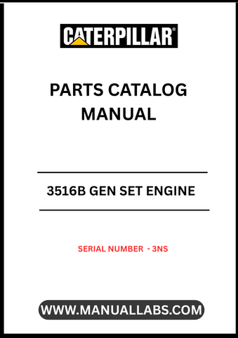 Discover the essential CAT 3516B Gen Set Engine Parts Catalog Manual, specifically designed for serial number 3NS. This comprehensive manual serves as a vital resource for technicians and engineers, providing detailed information on parts, specifications, and maintenance procedures to ensure optimal performance of your engine.