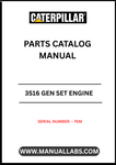 Discover the essential CAT 3516 Gen Set Engine Parts Catalog Manual, specifically designed for serial number 7KM. This comprehensive manual serves as a vital resource for technicians and engineers, providing detailed information on parts, specifications, and maintenance procedures to ensure optimal performance of your engine.