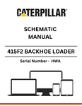 Discover the CAT 415F2 Backhoe Loader Schematic Manual (S/N - HWA). Access detailed diagrams and specifications to enhance your equipment maintenance and repair.