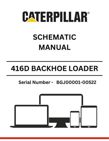Discover the CAT 416D Backhoe Loader Schematic Manual for S/N BGJ00001-00522, featuring detailed insights powered by the reliable 3054 engine.